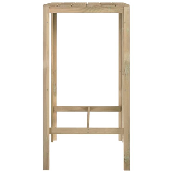 vidaXL 3-cz. zestaw mebli barowych do ogrodu, impregnowana sosna