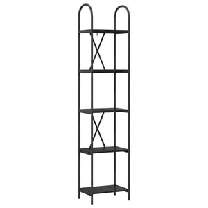 vidaXL P&oacute;łka na książki 5 poziomy 40 x 30 x 183 cm Drewno inżynieryjne