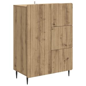 vidaXL Bufet Dąb artisan 66 x 34,5 x 91,5 cm Drewno inżynieryjne