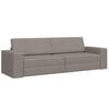 vidaXL Sofa Bed Ciemnoszary 245 x 78 x 77 cm tkanina