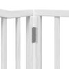 vidaXL Składana bramka dla psa, z drzwiami, 10 paneli, biała, 800 cm