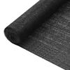 vidaXL Siatka cieniująca, czarna, 3,6x50 m, HDPE, 75 g/m&sup2;