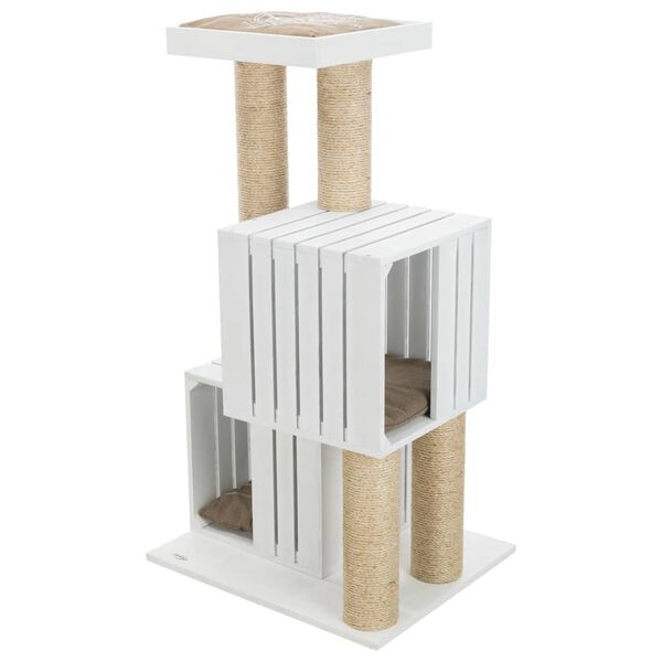 TRIXIE Drapak dla kota BE NORDIC Skadi, biało-piaskowy