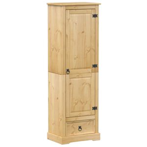 vidaXL Szafa Corona, 55x38x170 cm, lite drewno sosnowe