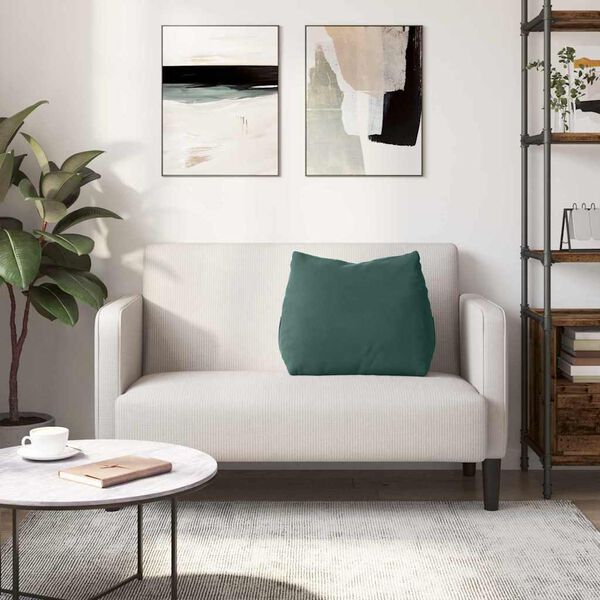 vidaXL Poduszka na plecy Ciemna zieleń 60 x 20 x 50 cm