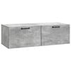 vidaXL Szafka RTV montowana na ścianie Betonowy szary 98 x 41 x 30 cm