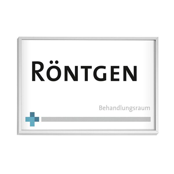 MOEDEL Tabliczka na drzwi Madrid, A6, srebrna