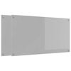 vidaXL Panel kuchenny 2 szt. Jasnoszary 110 x 60 cm szkło hartowane