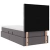 vidaXL Ł&oacute;żko z miejscem na przechowywanie i LED Szary 90 x 190 cm