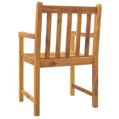 vidaXL Krzesła ogrodowe, 4 szt., 56x55,5x90 cm, lite drewno akacjowe