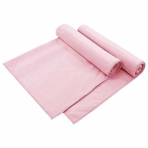 vidaXL Ręczniki do Krzeseł na Zewnątrz 2 pcs R&oacute;żowy 130 x 60 cm