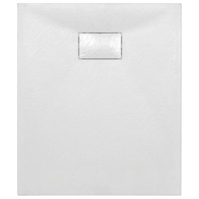 vidaXL Brodzik prysznicowy, SMC, biały, 90 x 70 cm