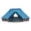 vidaXL Rodzinny namiot tipi z dachem Niebieski 680 x 430 x 270 cm