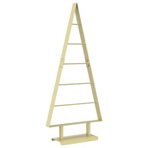 vidaXL Metalowa choinka świąteczna KUOPIO 90 cm Stal złoty