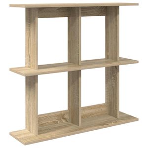 vidaXL P&oacute;łka ścienna Do montażu na ścianie dąb Sonoma 100 x 20 x 75 cm