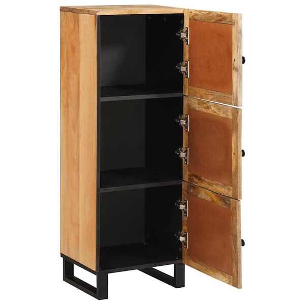 vidaXL Highboard z szufladą Brązowy 40 x 33 x 110 cm Drewno z mango