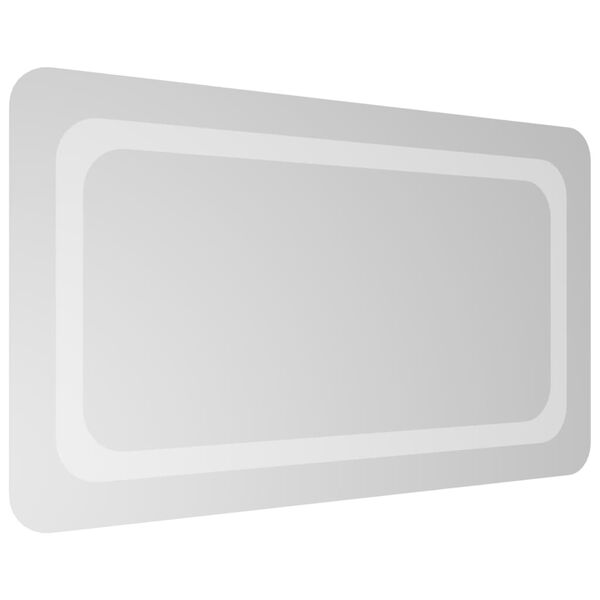 vidaXL Lustro łazienkowe z LED, 40x70 cm