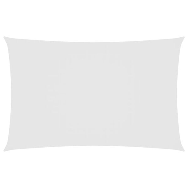 vidaXL Prostokątny żagiel ogrodowy, tkanina Oxford, 6x8 m, biały