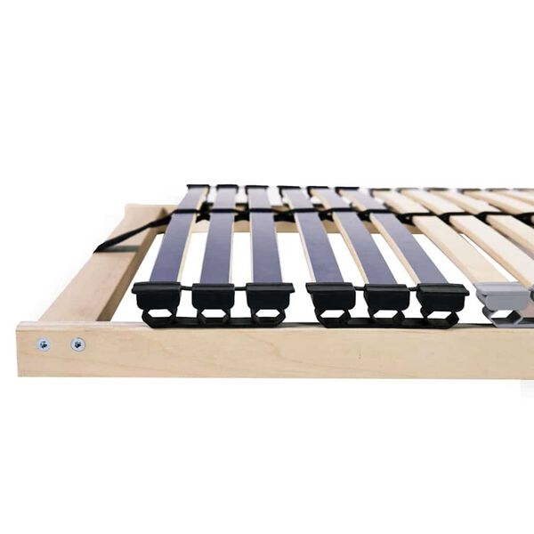 vidaXL Stelaż z listew Brązowy 90 x 190 cm Drewno bukowe