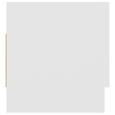 vidaXL Szafka, biała, 70x32,5x35 cm, płyta wiórowa