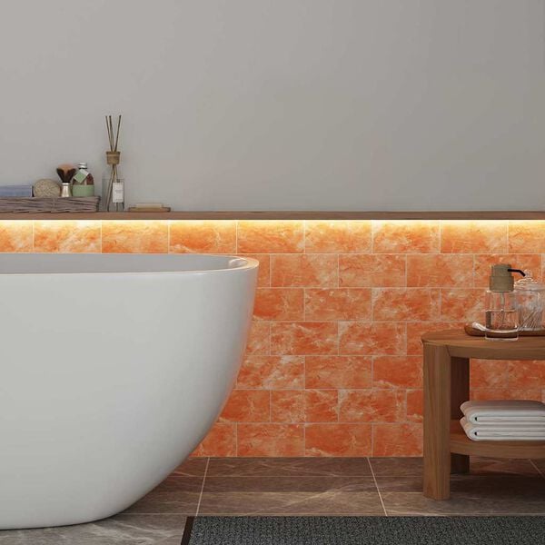 vidaXL Kamienie Solne 10 pcs Różowy 20 x 5 x 10 cm Sól Kamienna