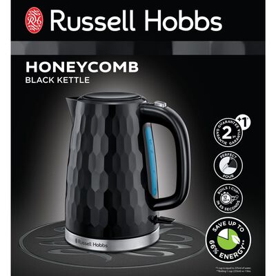Russell Hobbs Czajnik elektryczny Honeycomb, czarny
