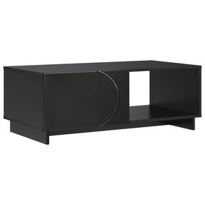 vidaXL Stolik kawowy Czarny 95 x 50,5 x 35 cm Materiał drewnopochodny