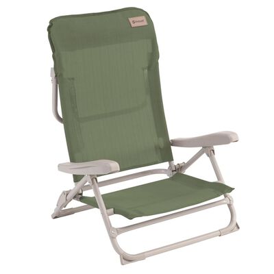 Outwell Składane krzesło plażowe Seaford, zielone