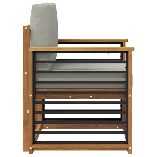 vidaXL Zestaw sof na zewnątrz z poduszką Naturalny 71 x 63 x 73 cm