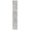 vidaXL Regał, szarość betonu, 80x24x143 cm, materiał drewnopochodny