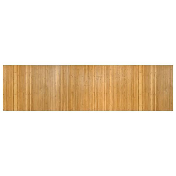 vidaXL Dywan prostokątny, naturalny, 80x300 cm, bambusowy