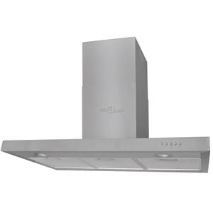 vidaXL Płaski okap kuchenny 900 mm, stal nierdzewna