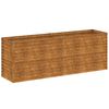 vidaXL Podwyższona grządka ogrodowa 196x50x69 cm, stal Corten