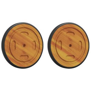 vidaXL Wheels Space z kołem 2 szt. Brązowy 20.5 x 20.5 x 2 cm