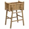 vidaXL Doniczka ogrodowa z uchwytem Naturalny 50 x 38 x 74 cm Bambus