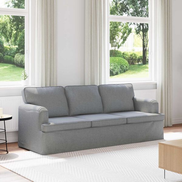 vidaXL Sofa Jasnoszary