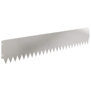 vidaXL Krawężnik do trawnika 20 szt. 103 x 20 cm Stal srebrny