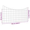 vidaXL Zestaw Ogrodzenia Stawu 5 pcs Zielony 100 x 50 cm Stal