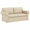 vidaXL Sofa 2 pcs Kremowy 175 x 82 x 80 cm tkanina