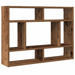 vidaXL P&oacute;łka ścienna, stare drewno 75x16x55cm, materiał drewnopochodny