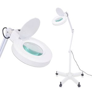 vidaXL Stojąca lampa ze szkłem powiększającym
