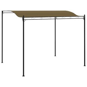 vidaXL Zadaszenie, 3 x 2,4 m, kolor taupe, 180 g/m&sup2;