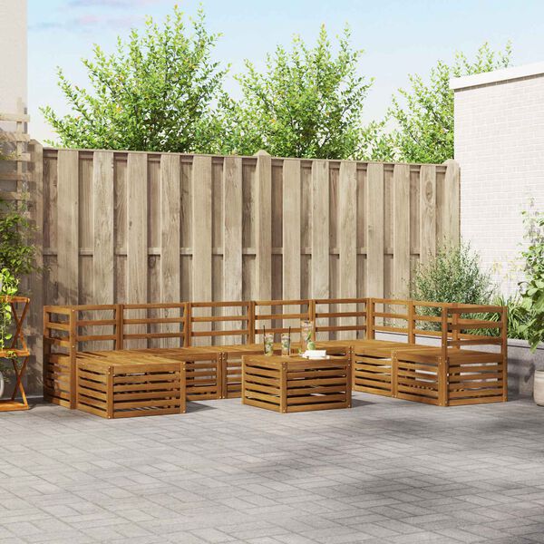 vidaXL Zestawy sof Naturalny Lite Drewno Akacji