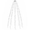 vidaXL Siatka lampek choinkowych, 180 zimnych białych diod LED, 180 cm