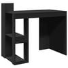 vidaXL Biurko, czarne, 103,5x56,5x94 cm, materiał drewnopochodny