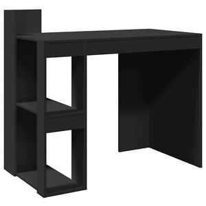 vidaXL Biurko, czarne, 103,5x56,5x94 cm, materiał drewnopochodny