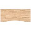 vidaXL Blat biurka, surowe, 120x60x2,5 cm, lite drewno dębowe