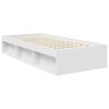 vidaXL Ramka ł&oacute;żka Z zagł&oacute;wkiem Biały 90 x 200 cm Lite drewno sosnowe