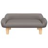 vidaXL Sofa dla dzieci, kolor taupe, 70x40x24 cm, obita tkaniną
