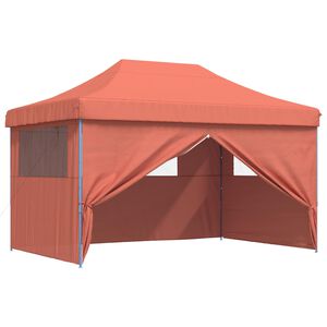 vidaXL Namiot Imprezowy 292 x 440 x 315 cm terakota Materiał Oxford